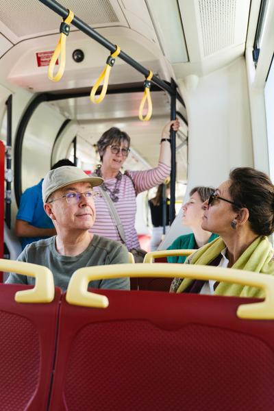 Creatives for Vienna – Making Spaces X Klima Biennale Wien: Die Anhaltestelle (Straßenbahnlinie O, 25.04.2026) Foto: Wirtschaftsagentur Wien / eSeL.at - Robert Puteanu