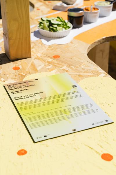 Creatives for Vienna – Making Spaces X Klima Biennale Wien: Die Anhaltestelle (Straßenbahnlinie O, 25.04.2026) Foto: Wirtschaftsagentur Wien / eSeL.at - Robert Puteanu