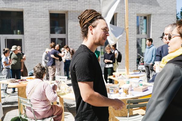 Creatives for Vienna – Making Spaces X Klima Biennale Wien: Die Anhaltestelle (Straßenbahnlinie O, 25.04.2026) Foto: Wirtschaftsagentur Wien / eSeL.at - Robert Puteanu