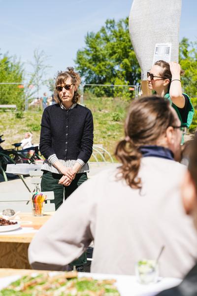 Creatives for Vienna – Making Spaces X Klima Biennale Wien: Die Anhaltestelle (Straßenbahnlinie O, 25.04.2026) Foto: Wirtschaftsagentur Wien / eSeL.at - Robert Puteanu