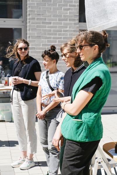 Creatives for Vienna – Making Spaces X Klima Biennale Wien: Die Anhaltestelle (Straßenbahnlinie O, 25.04.2026) Foto: Wirtschaftsagentur Wien / eSeL.at - Robert Puteanu