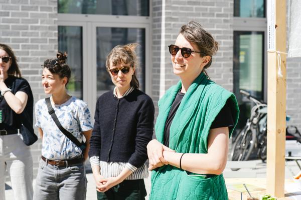 Creatives for Vienna – Making Spaces X Klima Biennale Wien: Die Anhaltestelle (Straßenbahnlinie O, 25.04.2026) Foto: Wirtschaftsagentur Wien / eSeL.at - Robert Puteanu