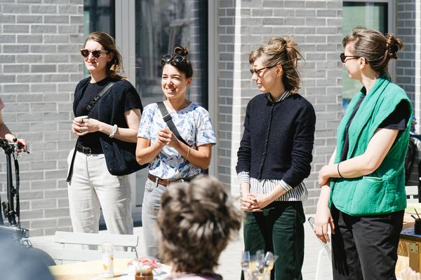 Creatives for Vienna – Making Spaces X Klima Biennale Wien: Die Anhaltestelle (Straßenbahnlinie O, 25.04.2026) Foto: Wirtschaftsagentur Wien / eSeL.at - Robert Puteanu