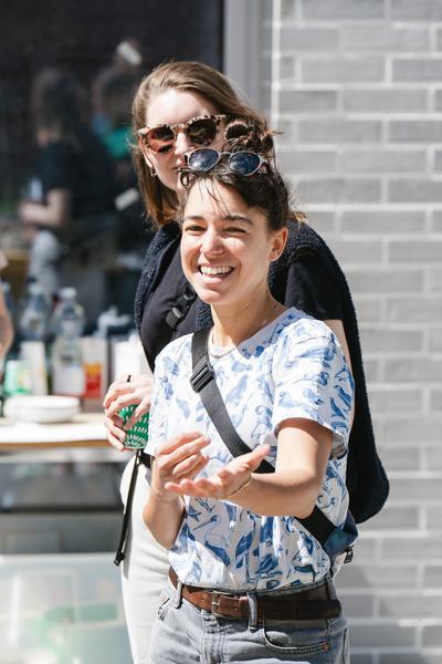 Creatives for Vienna – Making Spaces X Klima Biennale Wien: Die Anhaltestelle (Straßenbahnlinie O, 25.04.2026) Foto: Wirtschaftsagentur Wien / eSeL.at - Robert Puteanu