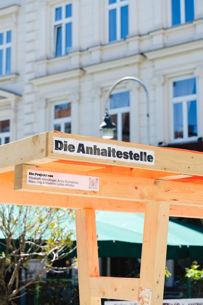 Creatives for Vienna – Making Spaces X Klima Biennale Wien: Die Anhaltestelle (Straßenbahnlinie O, 25.04.2026) Foto: Wirtschaftsagentur Wien / eSeL.at - Robert Puteanu