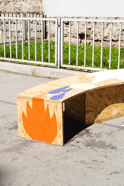 Creatives for Vienna – Making Spaces X Klima Biennale Wien: Die Anhaltestelle (Straßenbahnlinie O, 25.04.2026) Foto: Wirtschaftsagentur Wien / eSeL.at - Robert Puteanu