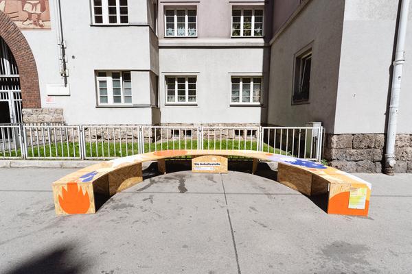 Creatives for Vienna – Making Spaces X Klima Biennale Wien: Die Anhaltestelle (Straßenbahnlinie O, 25.04.2026) Foto: Wirtschaftsagentur Wien / eSeL.at - Robert Puteanu