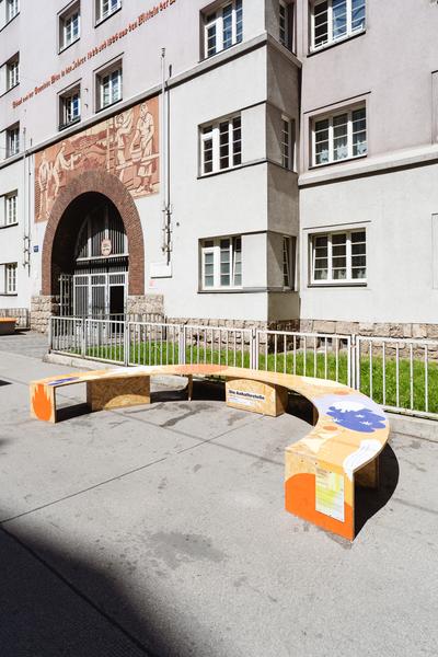 Creatives for Vienna – Making Spaces X Klima Biennale Wien: Die Anhaltestelle (Straßenbahnlinie O, 25.04.2026) Foto: Wirtschaftsagentur Wien / eSeL.at - Robert Puteanu