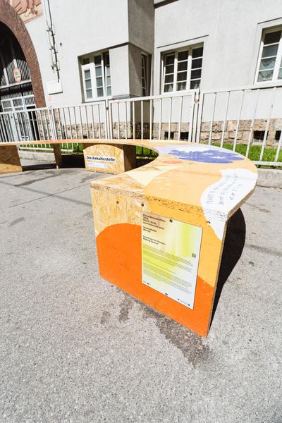 Creatives for Vienna – Making Spaces X Klima Biennale Wien: Die Anhaltestelle (Straßenbahnlinie O, 25.04.2026) Foto: Wirtschaftsagentur Wien / eSeL.at - Robert Puteanu