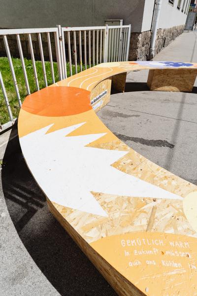 Creatives for Vienna – Making Spaces X Klima Biennale Wien: Die Anhaltestelle (Straßenbahnlinie O, 25.04.2026) Foto: Wirtschaftsagentur Wien / eSeL.at - Robert Puteanu