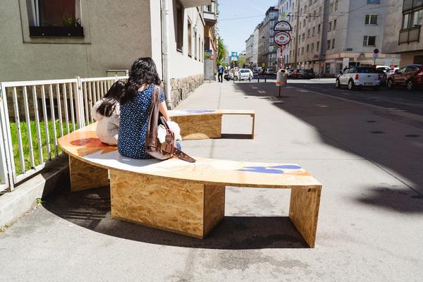 Creatives for Vienna â Making Spaces X Klima Biennale Wien: Die Anhaltestelle (StraÃenbahnlinie O, 25.04.2026) Foto: Wirtschaftsagentur Wien / eSeL.at - Robert Puteanu