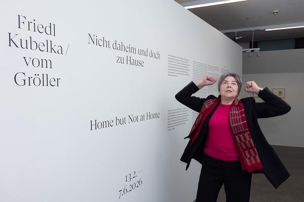 Friedl Kubelka / vom Gröller "Nicht daheim und doch zu Hause" (Belvedere 21, 13.2. - 7.6.2026) Foto: eSeL.at - Lorenz Seidler