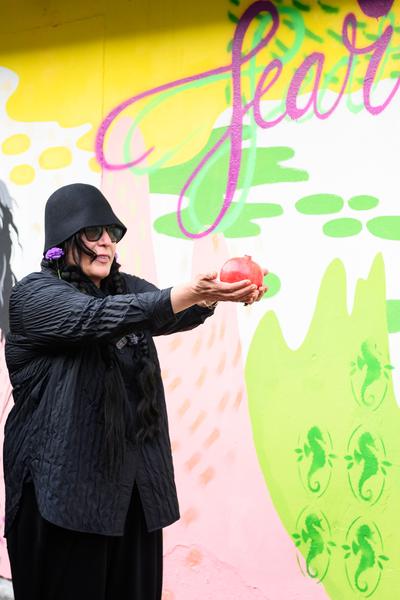 From Fear to Love - Fearless Mural (Brunnenpassage, 06.12.2025) Foto: eSeL.at - Joanna Pianka