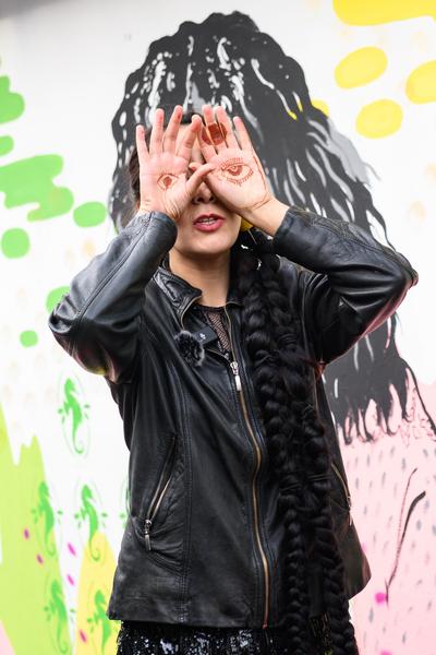 From Fear to Love - Fearless Mural (Brunnenpassage, 06.12.2025) Foto: eSeL.at - Joanna Pianka