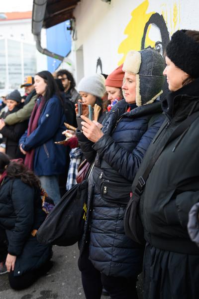 From Fear to Love - Fearless Mural (Brunnenpassage, 06.12.2025) Foto: eSeL.at - Joanna Pianka