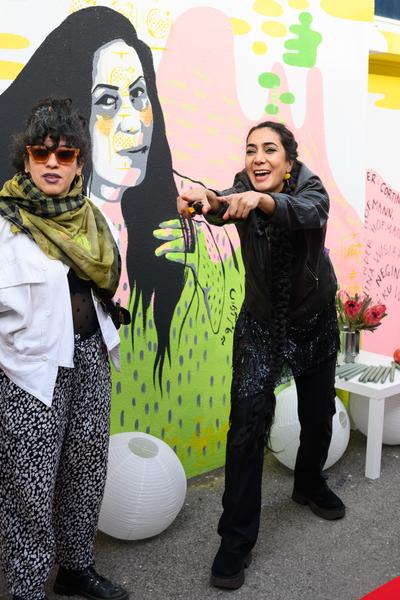 From Fear to Love - Fearless Mural (Brunnenpassage, 06.12.2025) Foto: eSeL.at - Joanna Pianka