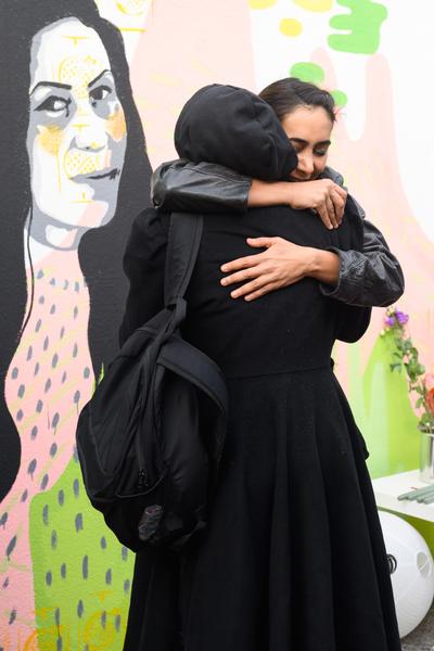 From Fear to Love - Fearless Mural (Brunnenpassage, 06.12.2025) Foto: eSeL.at - Joanna Pianka