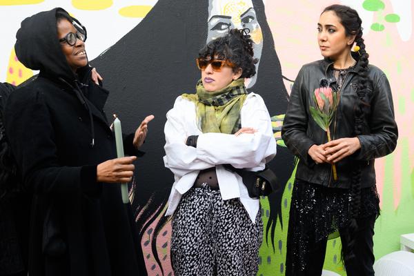 From Fear to Love - Fearless Mural (Brunnenpassage, 06.12.2025) Foto: eSeL.at - Joanna Pianka