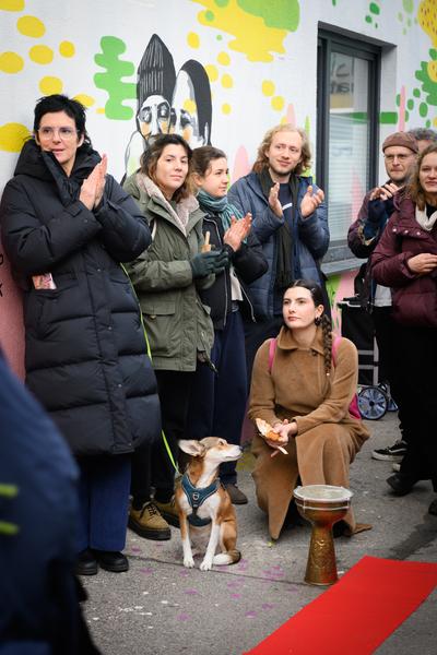 From Fear to Love - Fearless Mural (Brunnenpassage, 06.12.2025) Foto: eSeL.at - Joanna Pianka