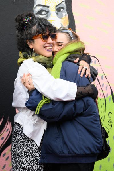 From Fear to Love - Fearless Mural (Brunnenpassage, 06.12.2025) Foto: eSeL.at - Joanna Pianka