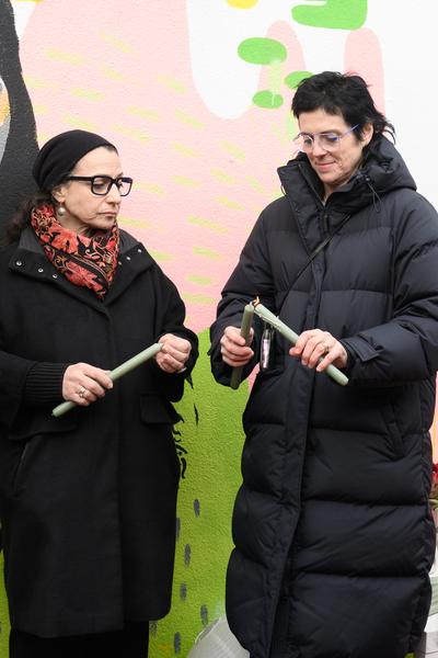 From Fear to Love - Fearless Mural (Brunnenpassage, 06.12.2025) Foto: eSeL.at - Joanna Pianka