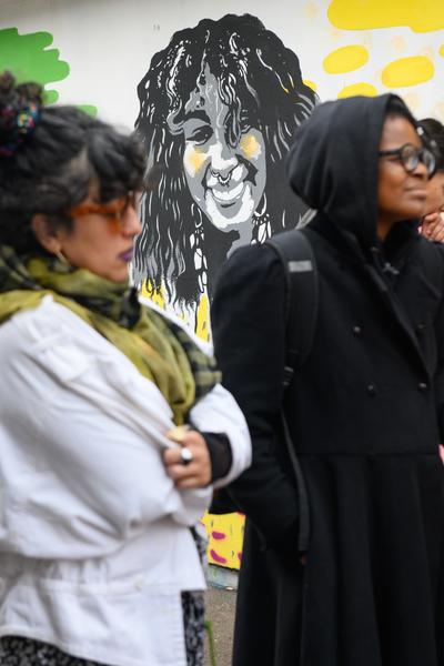 From Fear to Love - Fearless Mural (Brunnenpassage, 06.12.2025) Foto: eSeL.at - Joanna Pianka