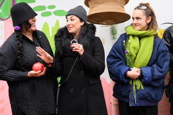 From Fear to Love - Fearless Mural (Brunnenpassage, 06.12.2025) Foto: eSeL.at - Joanna Pianka