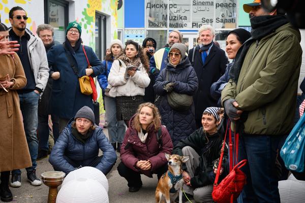 From Fear to Love - Fearless Mural (Brunnenpassage, 06.12.2025) Foto: eSeL.at - Joanna Pianka