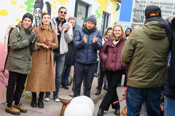 From Fear to Love - Fearless Mural (Brunnenpassage, 06.12.2025) Foto: eSeL.at - Joanna Pianka