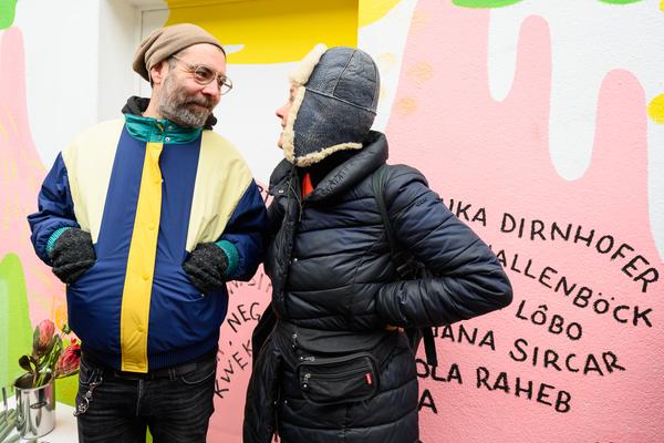 From Fear to Love - Fearless Mural (Brunnenpassage, 06.12.2025) Foto: eSeL.at - Joanna Pianka