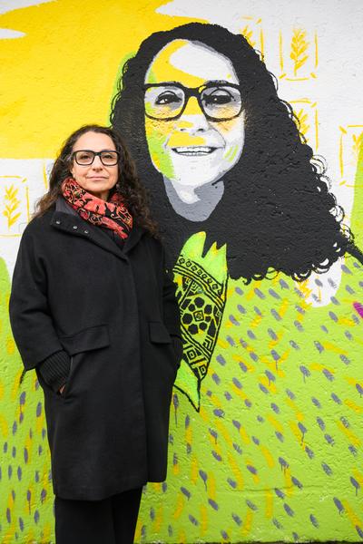 From Fear to Love - Fearless Mural (Brunnenpassage, 06.12.2025) Foto: eSeL.at - Joanna Pianka