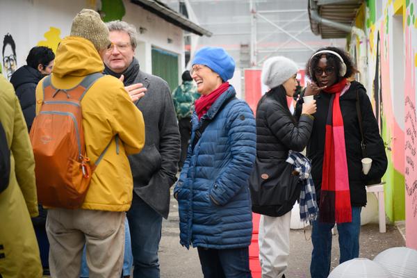 From Fear to Love - Fearless Mural (Brunnenpassage, 06.12.2025) Foto: eSeL.at - Joanna Pianka