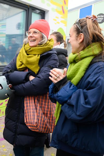 From Fear to Love - Fearless Mural (Brunnenpassage, 06.12.2025) Foto: eSeL.at - Joanna Pianka