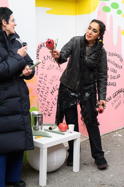 From Fear to Love - Fearless Mural (Brunnenpassage, 06.12.2025) Foto: eSeL.at - Joanna Pianka