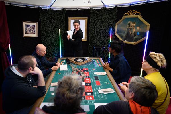 Klima Biennale 2026: FutureLeaks. The BIG Casino (Wien Mitte The Mall, 23.04. - 25.04.2026) Foto: eSeL.at - Joanna Pianka