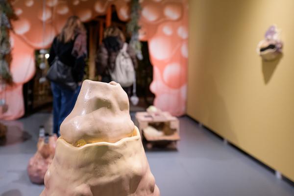 Fuzzy Earth - The Belly Knows Before the Brain (KunstHausWien, 15.10.2025 - 25.01.2026) Foto: eSeL.at - Joanna Pianka