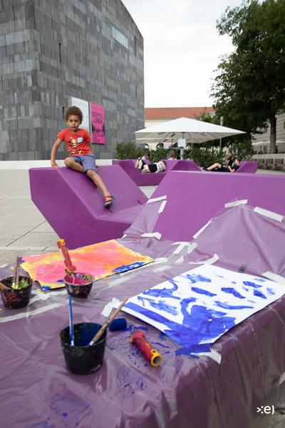 MuseumsQuartier: Zauber Farben Malstation - KinderKulturParcours (16.6.2018) <a href="https://www.mqw.at/programm/kinderkulturparcours" rel="noreferrer nofollow">www.mqw.at/programm/kinderkulturparcours</a> | Foto: eSeL Foto: eSeL.at - Lorenz Seidler