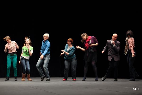 Tanzquartier Wien - Jerome Bel "Show must go on" (Generalprobe, 16.2.2012) Foto: eSeL.at - Lorenz Seidler