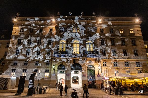 MuseumsQuartier Wien: re:flexion - Lumine Projections (21.10. – 28.10.2021) Foto: eSeL.at - Lorenz Seidler Foto: eSeL.at - Lorenz Seidler