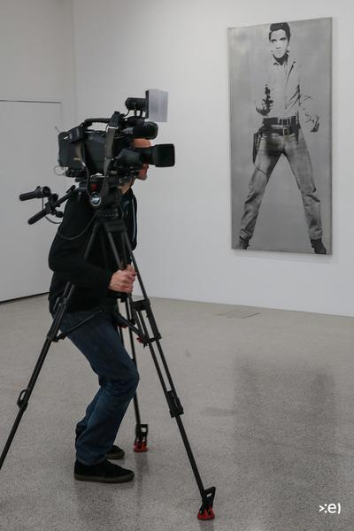 mumok: Andy Warhol, Single Elvis (1964) In: Ludwig Goes Pop (12.2. - 13.9.2015) <a href="http://esel.cc/LudwigGoesPop" rel="noreferrer nofollow">esel.cc/LudwigGoesPop</a> | Foto: <a href="http://eSeL.at" rel="noreferrer nofollow">eSeL.at</a> Foto: eSeL.at