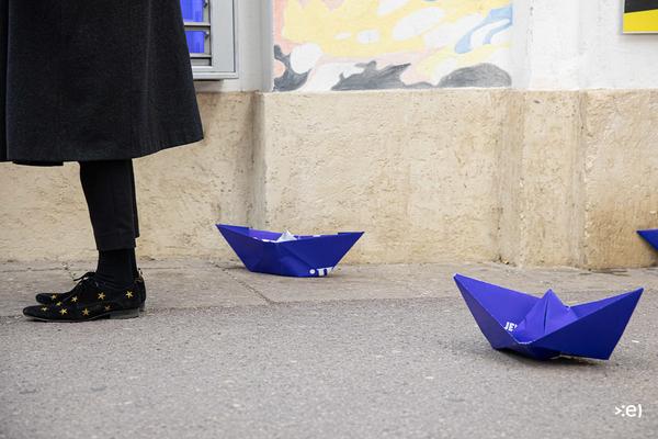 eSeL BEZIRKSKUNST: JENNY (MQ Literaturpassage, 2020) Foto: eSeL Foto: eSeL.at - Lorenz Seidler