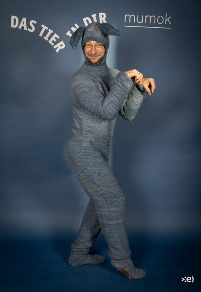 mumok: Das Tier in Dir. Fotostudio mit eSeL (19.2.2023) Foto: @eSeLat / eSeL.at - Lorenz Seidler Foto: eSeL.at - Lorenz Seidler