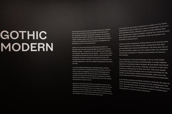 Gothic Modern. Munch, Beckmann, Kollwitz (Albertina, 19.9.2025 - 11.1.2026) Foto: eSeL.at - Lorenz Seidler