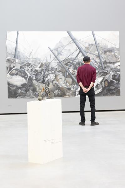 Grey Time (Jeremias Altmann &amp; Andreas Tanzer) "Traglast" (Museum Angerlehner, 27.6. - 1.11.2026) Foto: eSeL.at - Lorenz Seidler