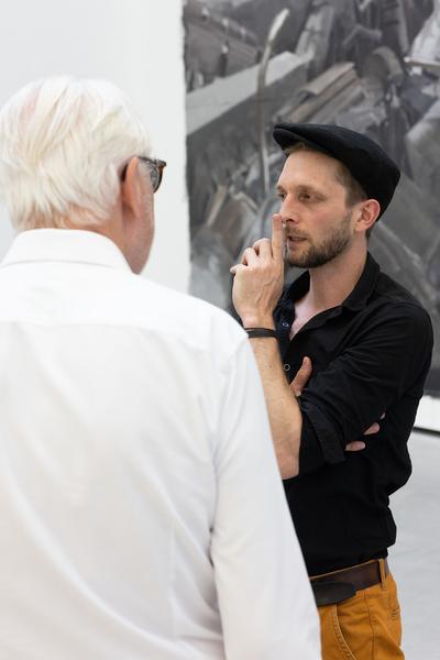 Grey Time (Jeremias Altmann &amp; Andreas Tanzer) "Traglast" (Museum Angerlehner, 27.6. - 1.11.2026) Foto: eSeL.at - Lorenz Seidler