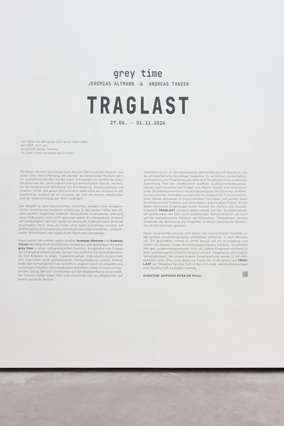 Grey Time (Jeremias Altmann &amp; Andreas Tanzer) "Traglast" (Museum Angerlehner, 27.6. - 1.11.2026) Foto: eSeL.at - Lorenz Seidler