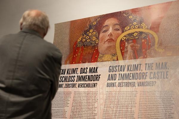 "Verbrannt, zerstört, verschollen?" - Gustav Klimt, das MAK und Schloss Immendorf (15.7. - 21.9.2025) Foto: eSeL.at - Lorenz Seidler