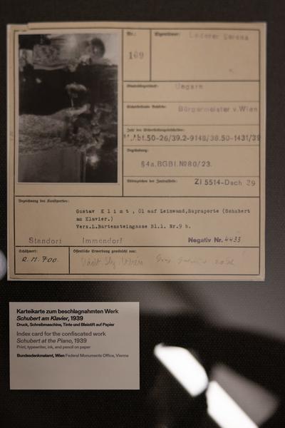 "Verbrannt, zerstört, verschollen?" - Gustav Klimt, das MAK und Schloss Immendorf (15.7. - 21.9.2025) Foto: eSeL.at - Lorenz Seidler