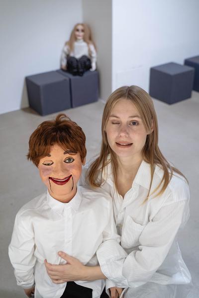 Stina Fors  &quot;Answer Me, Pythia&quot; (Kunstraum Niederösterreich, 02.12.2025) Foto: eSeL.at - Robert Puteanu