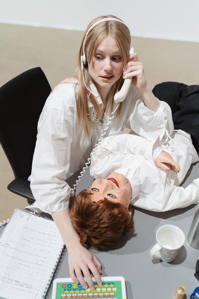 Stina Fors  &quot;Answer Me, Pythia&quot; (Kunstraum Niederösterreich, 02.12.2025) Foto: eSeL.at - Robert Puteanu